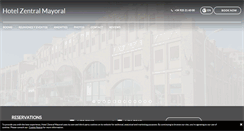 Desktop Screenshot of hotelmayoral.com